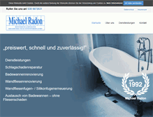 Tablet Screenshot of michael-radon.de